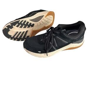 Dansko Poppy Walking Trainers Natural Arch Plus Support Black Suede Trim 9.5-10